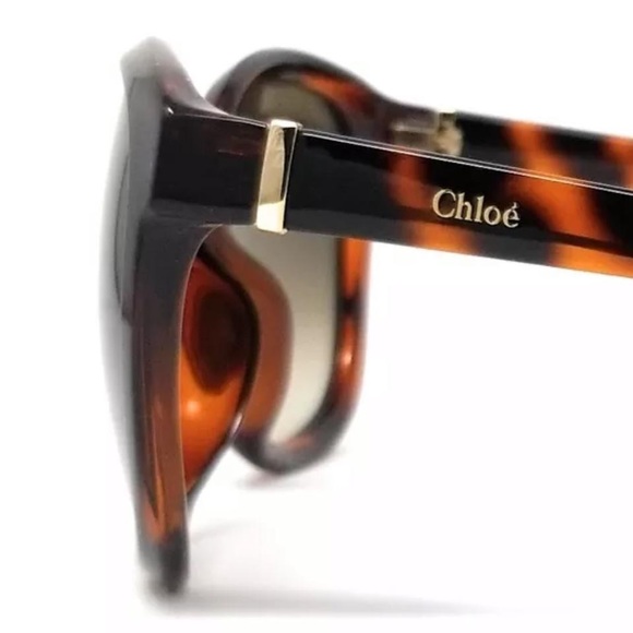NWT Chloé Tortoise Cat Eye Ce668sa 219 Sunglasses - Picture 5 of 11